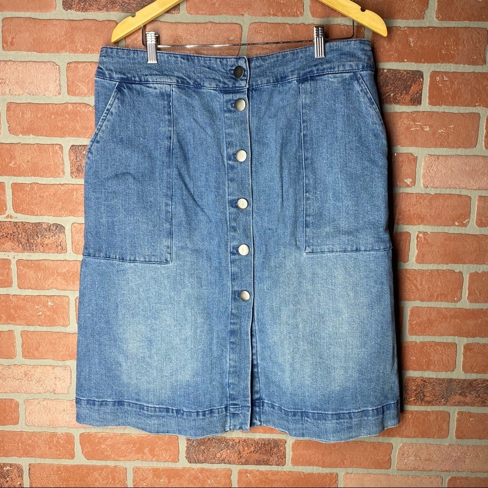 Ava& ViV jeans skirt size L